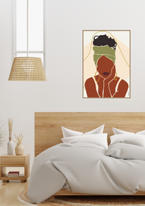 Black Woman Wall Art - ABENA