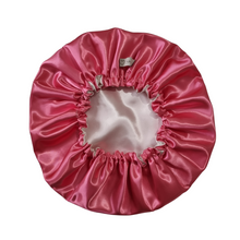 Carica l&#39;immagine nel visualizzatore di Gallery, Satin BONNET double face - Cuffia in raso da notte