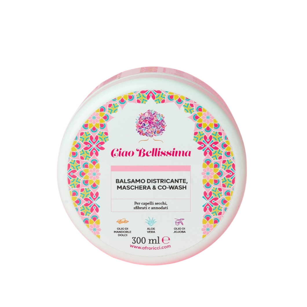 Ciao Bellissima 3 in 1 CO-WASH, BALSAMO DISTICANTE e MASCHERA -300 ml